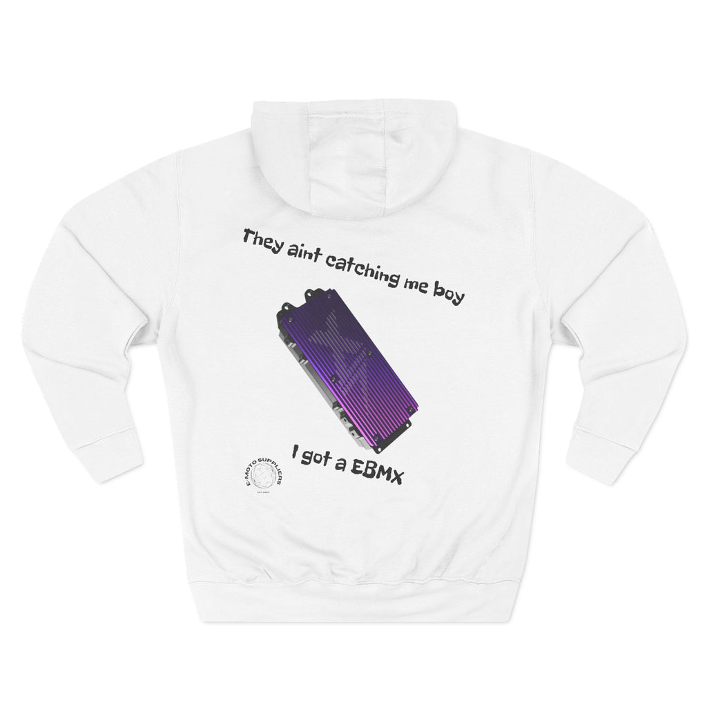 They Ain't Catching Me Boy ebmx Hoodie | Electric Skateboard Graphic