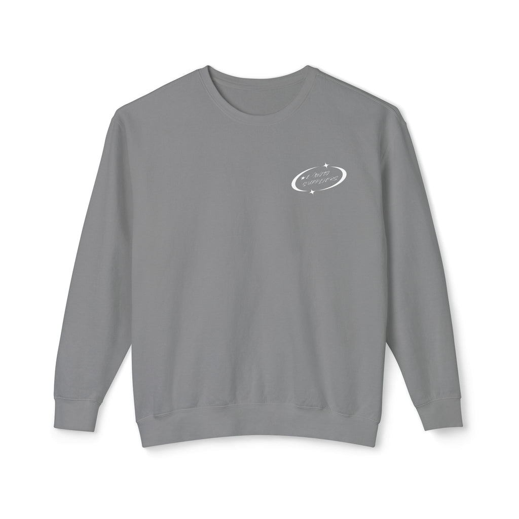 E-biking Isn't Illegal On Stolen Land Sweatshirt | Statement Back Print