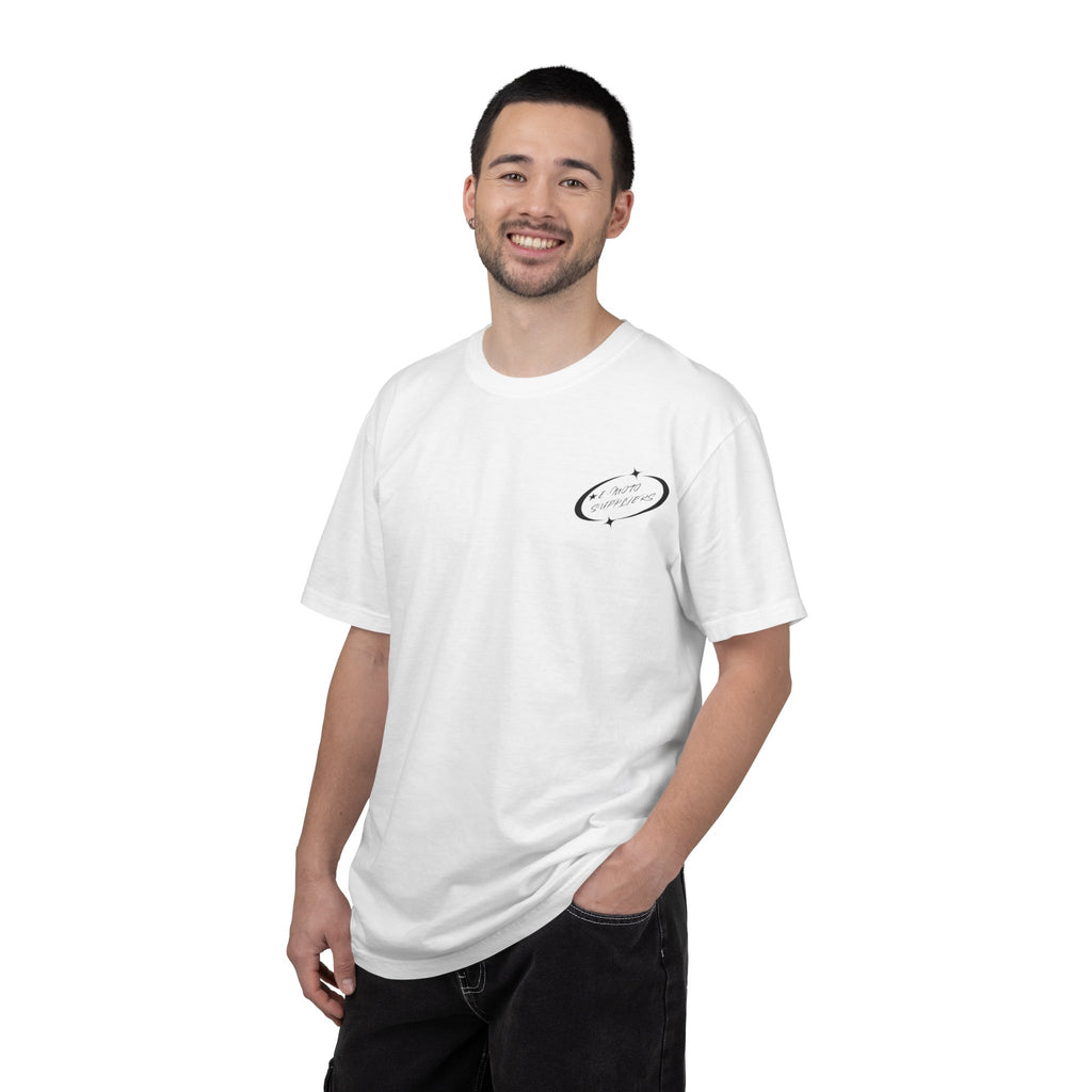 E-Moto Suppliers logo T-Shirt | Front Wheel Up graphic