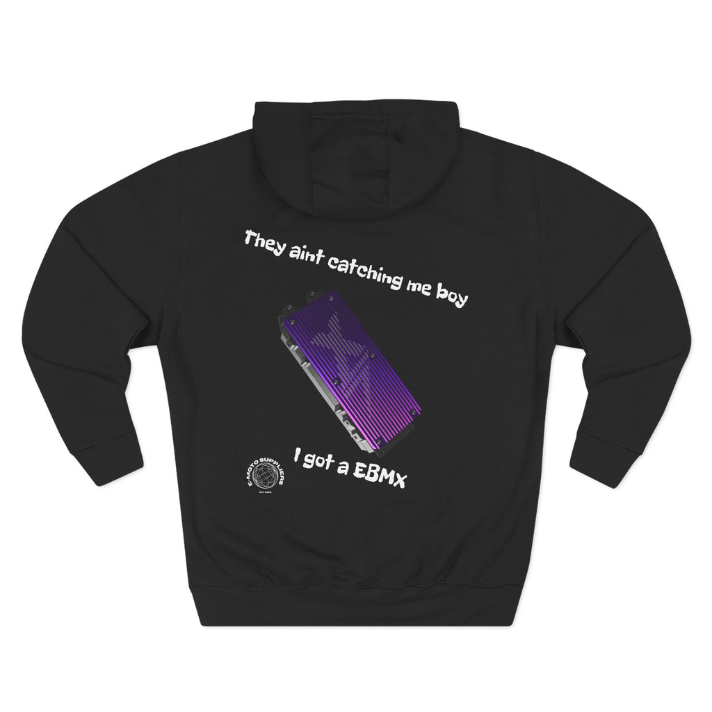 They Ain't Catching Me Boy ebmx Hoodie | Electric Skateboard Graphic